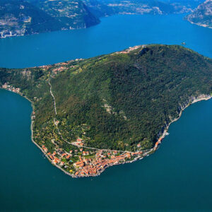 Fotografia aerea di Montisola