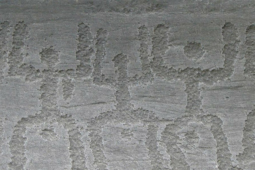 Fotografia di una scena con oranti o scena funebre