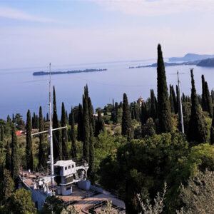 La Nave Puglia nel parco del Vittoriale a Gardone Riviera