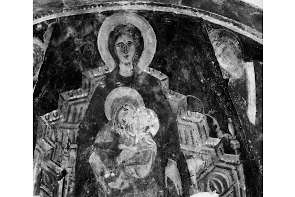 Visita guidata - Gli affreschi della chiesa di S. Giorgio Affresco con Sant'Anna Metterza