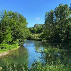 Fotografia del corso del fiume Chiese