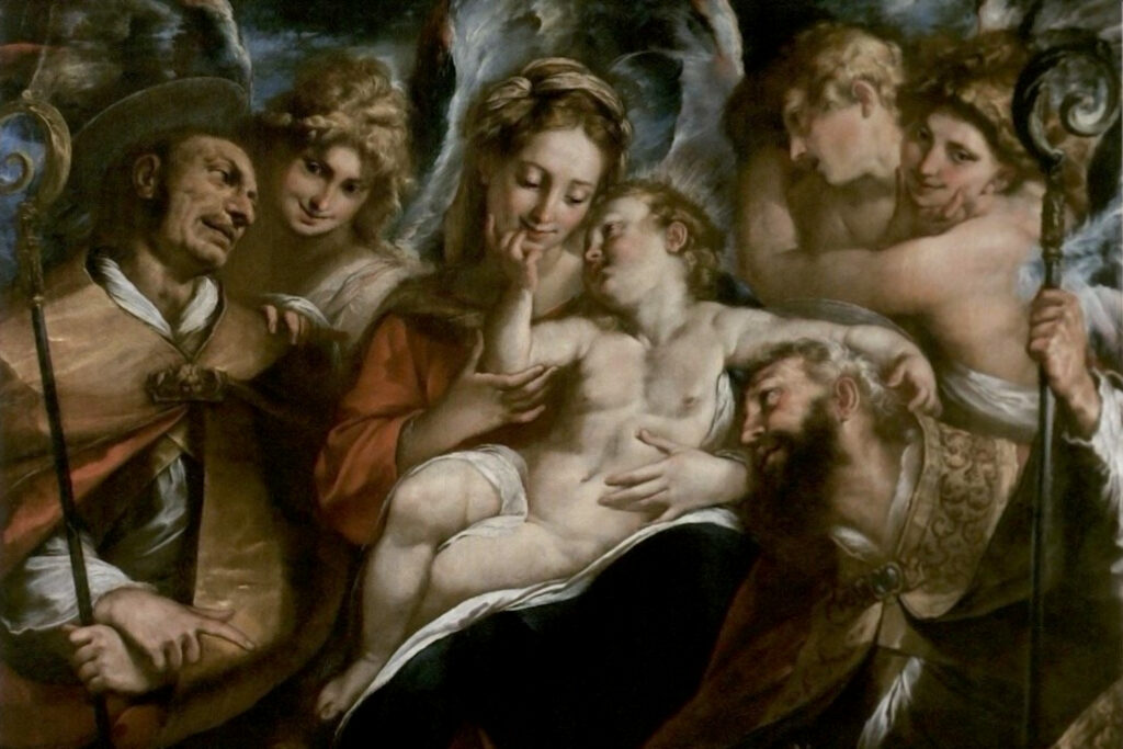 Visita guidata - Chiesa di Sant'Angela Merici Madonna, san Carlo e san Latino di Giulio Cesare Procaccini