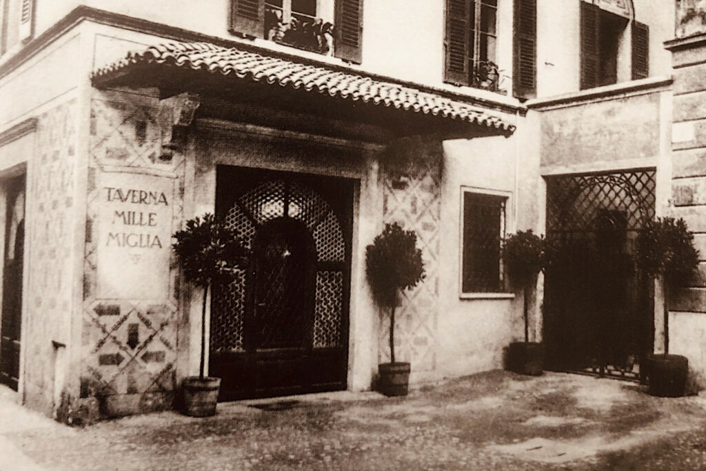Visita guidata - I luoghi storici della Mille Miglia La taverna storica degli organizzatori